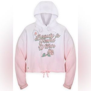 Disney Women's Pullover Hoodie - Beauty And The Beast Medium